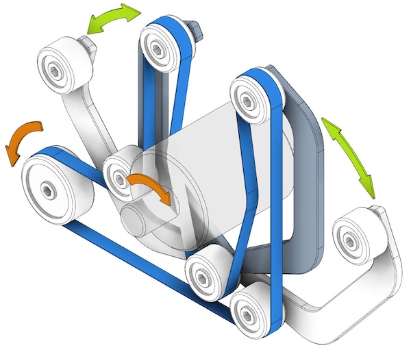 ein horizontale Auswuchtungsmaschine