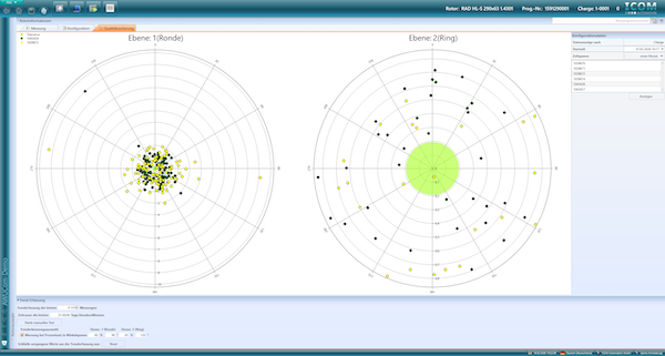 ein horizontale Auswuchtungsmaschine