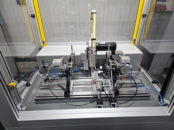 ein horizontale Auswuchtungsmaschine